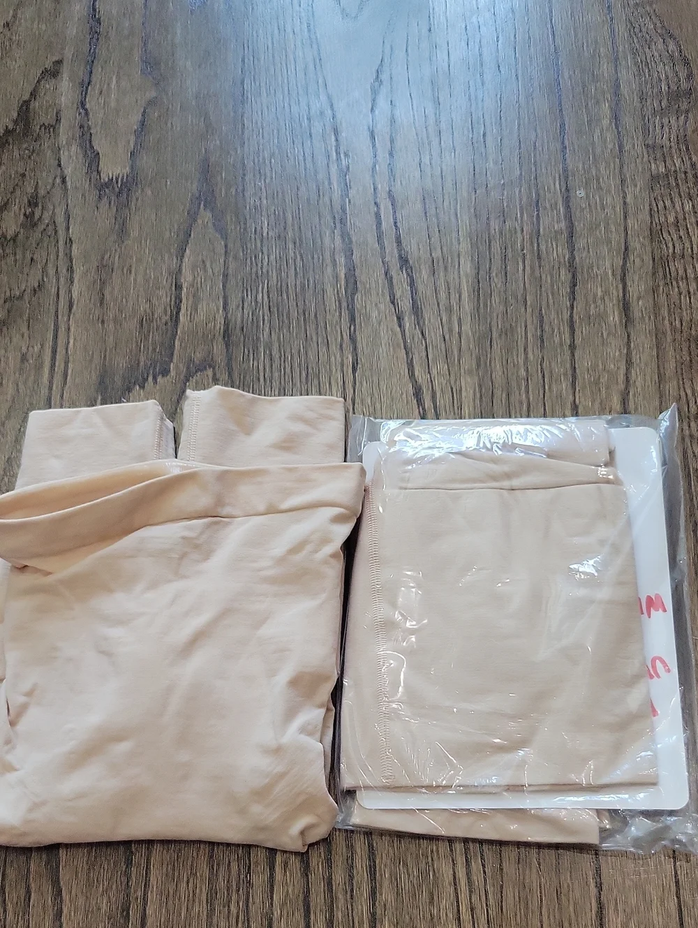 Two SPANX Higher Power Short — Beige Nude High-Waist Shaping Shorts Bundle